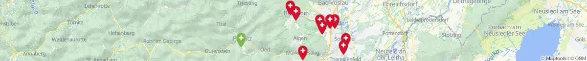 Map view for Pharmacies emergency services nearby Hernstein (Baden, Niederösterreich)
